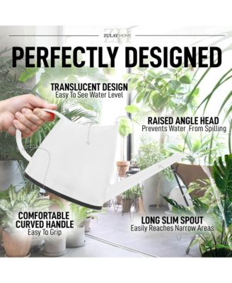 Small Watering Can with Long Slim Spout for Indoor Plants, 47oz