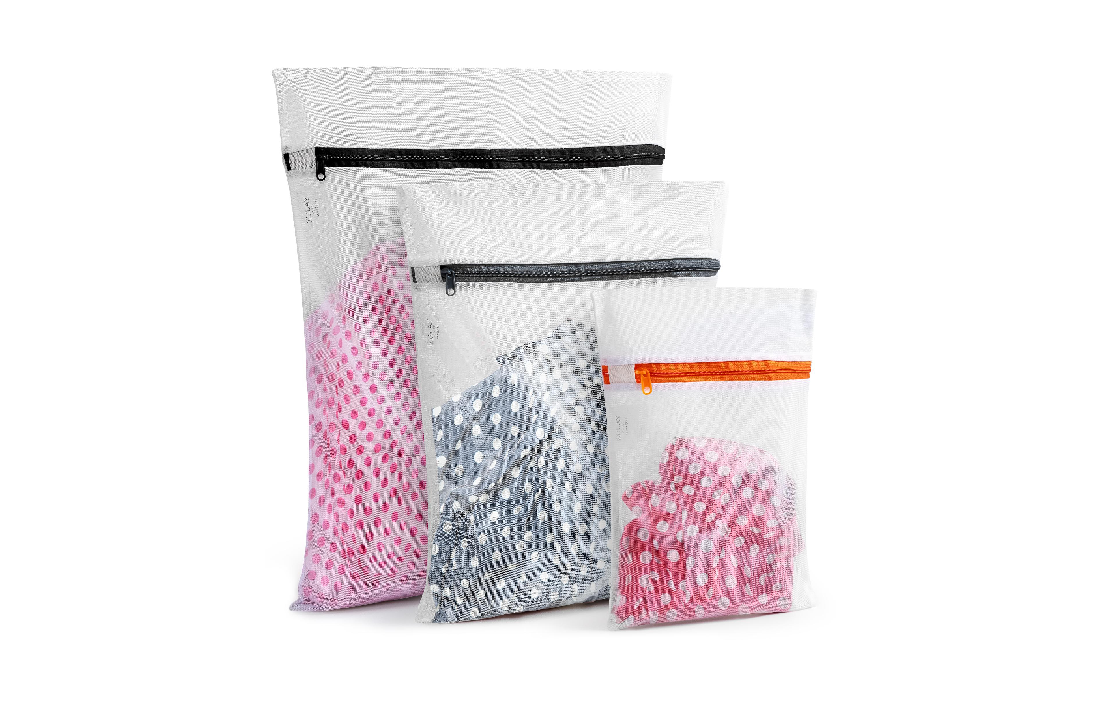3 Pack Reusable Mesh Laundry Bags for Washing Machine