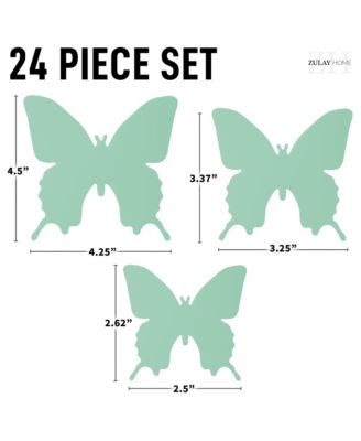 Removable DIY 3D Butterfly Wall Decorations (24pcs with 3 Different Sizes)