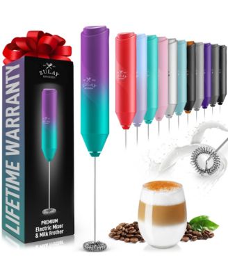 FrothMate Powerful Portable & Compact Milk Frother - No Stand Electric Whisk