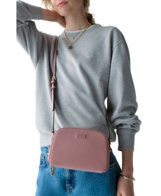Serena Pebbled Leather Mini Crossbody Bag