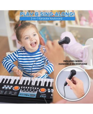 Portable Piano Keyboard & Microphone