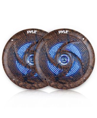 6.5” 70v Ceiling Mount Speakers-Pair of 2-Way Midbass Woofer Speaker Transformer 1” Titanium Dome