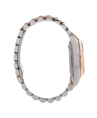 Oyster Perpetual Datejust Automatic Watch in Stainless Steel and Rose Gold 36mm