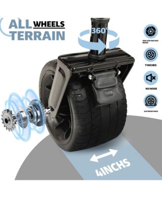 Heavy-Duty Collapsible Wagon - All-Terrain Utility Car, Ultra-Stable Frame, 1:6 Fold Ratio, 480lbs Capacity for Outdoor Activities, Shopping