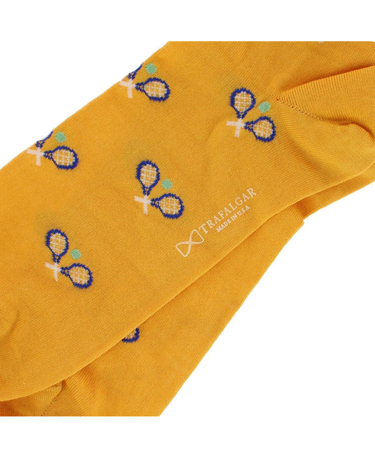 Trafalgar Men's See You at the Club Racquet Ball Over the Calf Novelty Dress Sock (1 Pair)