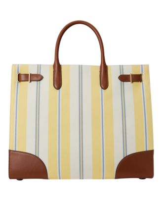 Striped Canvas Extra-Large Devyn Tote Bag