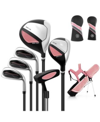 Junior Complete Golf Club Set with Stand Bag & Rain Hood