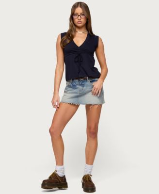 Women's Rusanna V Neck Babydoll Top