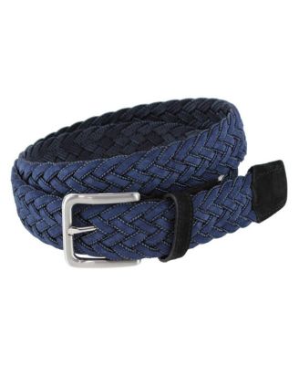 Big & Tall Apollo Italian Braided Suede Versatile Belt