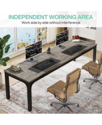 78.7 Inches Computer Desk, Extra Long for 2 People