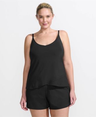 Plus Size Tulip Romper Swimsuit