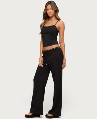 Women's Bronte Grommet Straight Leg Sweatpants