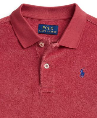 Boys' 2-7 Short-Sleeve Terry Polo Shirt & Shorts, 2-Piece Set