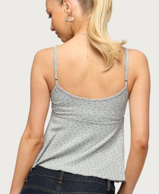 Women's Kelli Floral Babydoll Tank Top