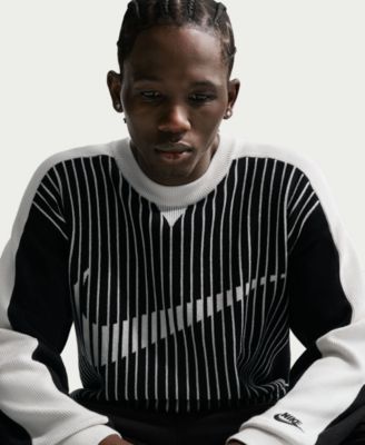 Men's Sportswear Loose-Fit Long-Sleeve Club Jersey Sweater