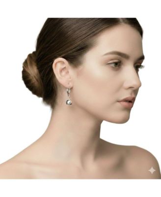 Silver Ball Drop Earrings 925 Sterling Silver