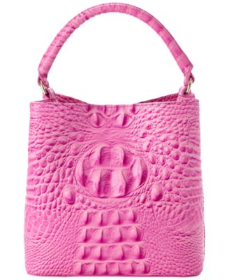 Amelia Mini Leather Crossbody Bucket Bag