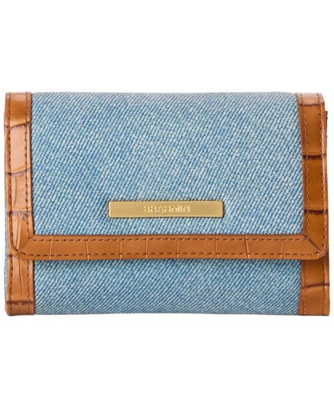 Brahmin Kerra Denim Mini Wallet