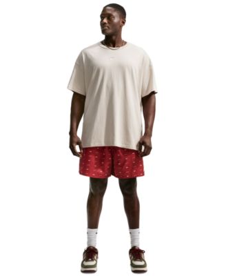 Men's Elastic Waistband Woven Shorts