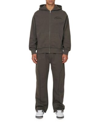 Men's Cover lock Vintage Zip Hoodie