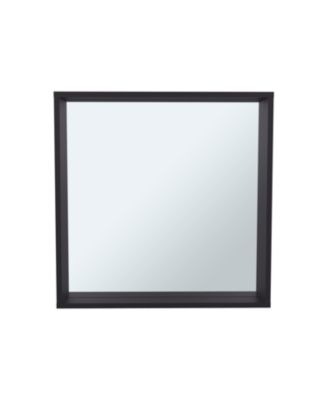 Porta Wall Mounted Bathroom Mirror Cabinet with Storage, wenge