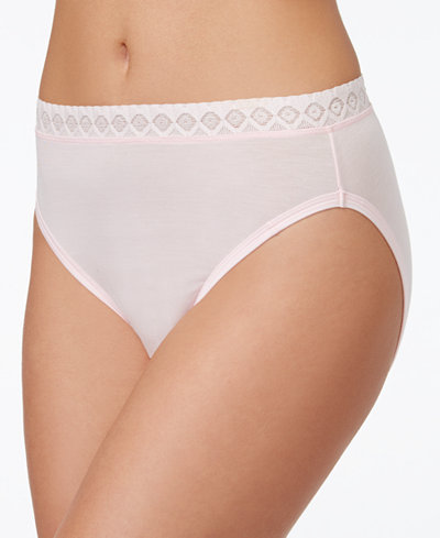 Jockey Elance Supersoft Lace French CutBrief 2105, Only at Macy's