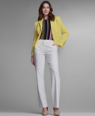 Women's Puff Sleeve Notch Collar Blazer