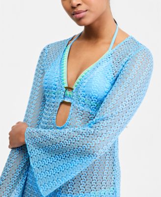 Women's Crocheted Cover-Up Dress