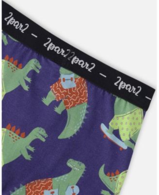 Boy Cotton Boxer Dino Print - Toddler|Child