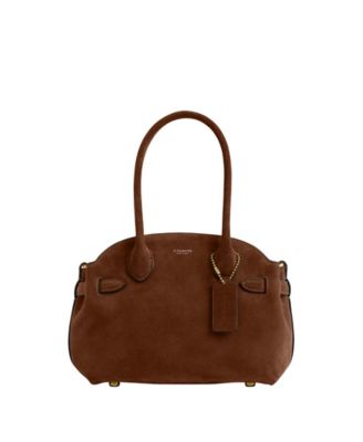 Soft Empire Small Suede Carryall Bag 21
