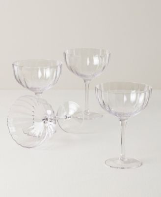 Curva Coupe Glasses, Set of 4