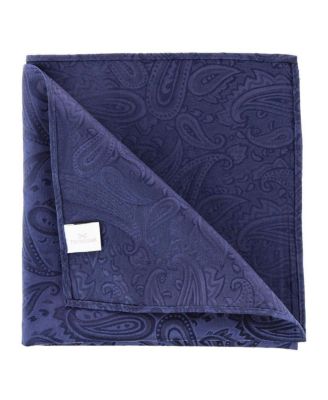 Men's Banbury Tone on Tone Paisley 12 Inch Silk Pocket Square