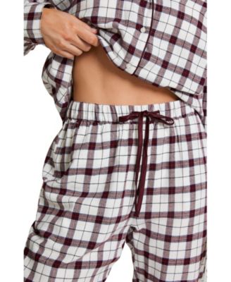 Hunkemoller Women's Flannel Pyjama Pants