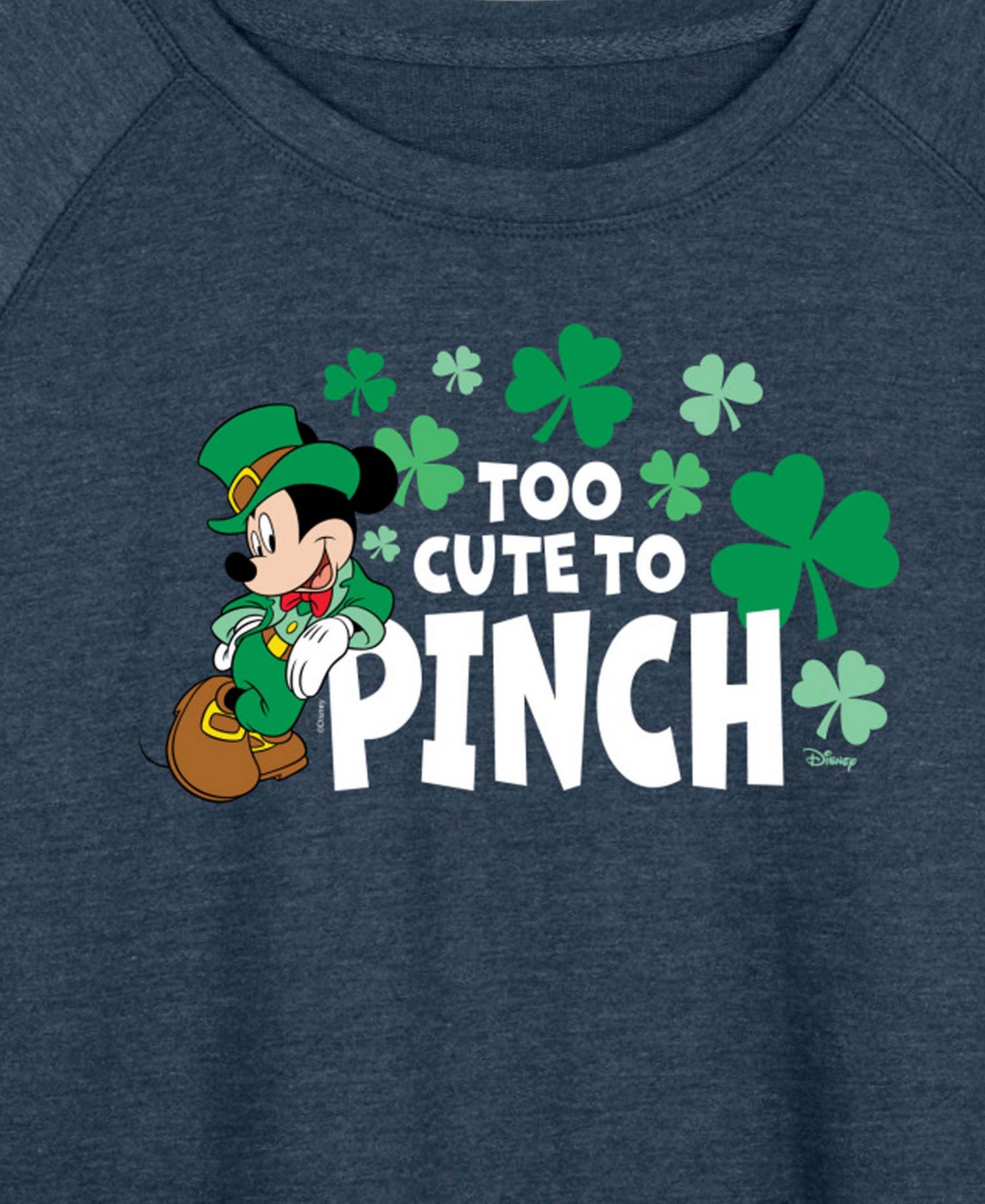 Plus Size Star Wars St. Patrick's Day May Luck Be with You French Terry Graphic Crewneck T-shirt