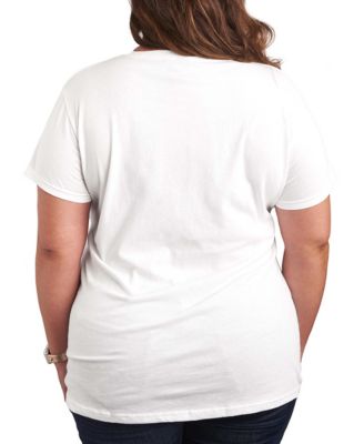 Plus Size Peanuts Snoopy Diving USA Graphic Crewneck T-Shirt