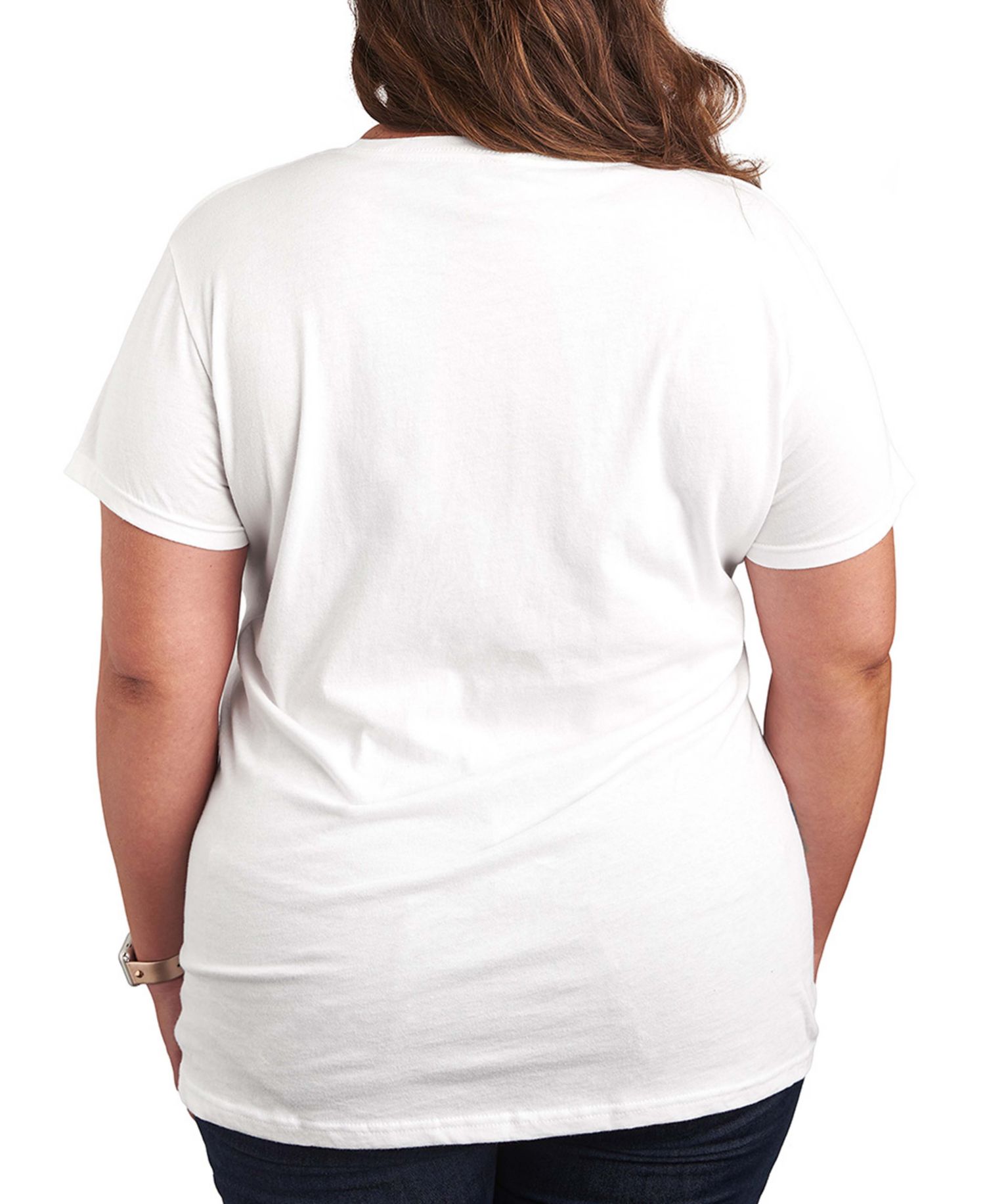 Plus Size Peanuts Snoopy Diving USA Graphic Crewneck T-Shirt