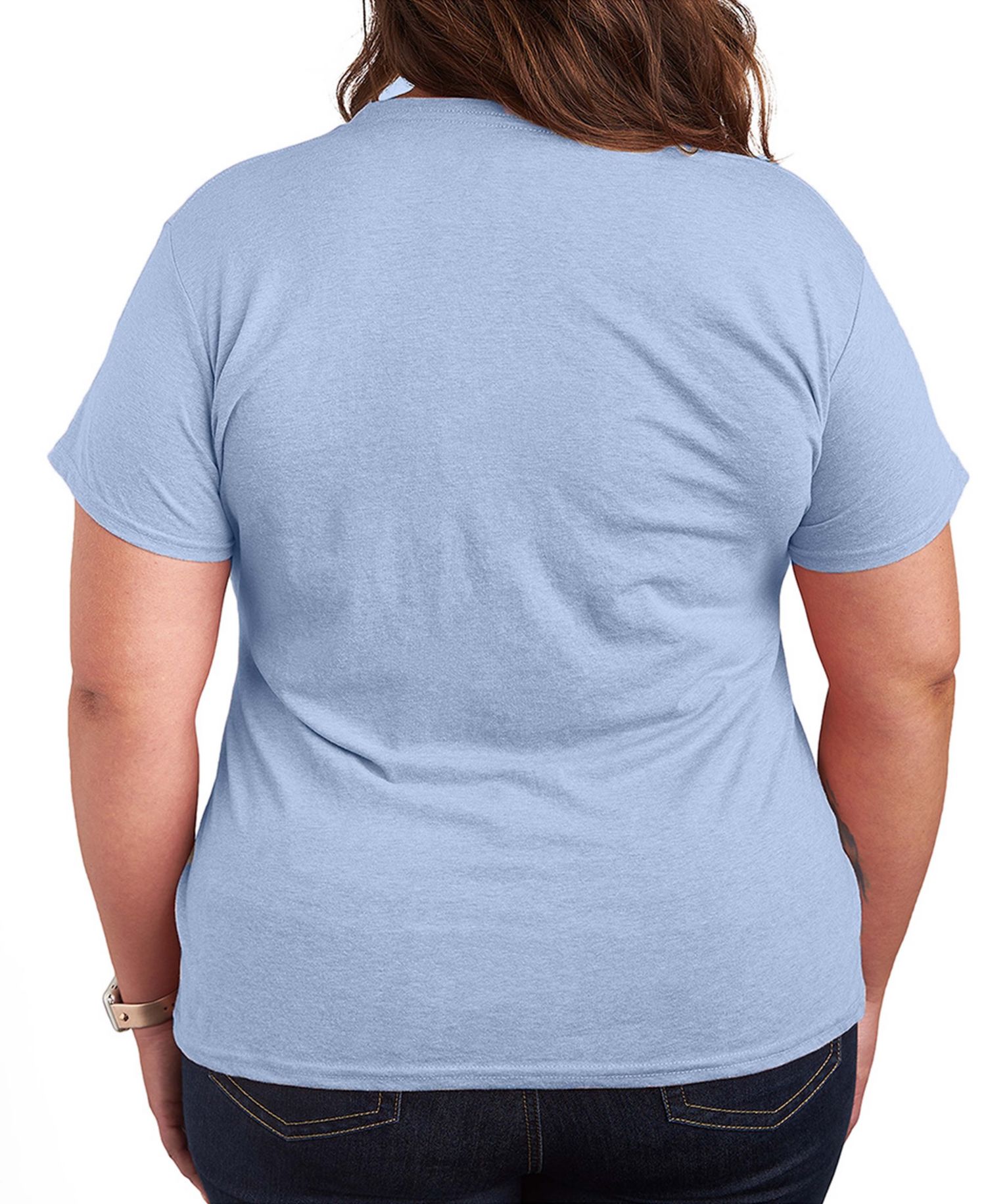 Plus Size Instant Message American Honey Graphic Crewneck T-Shirt