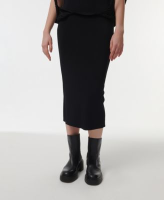 Women's Knitted Pencil Skirt
