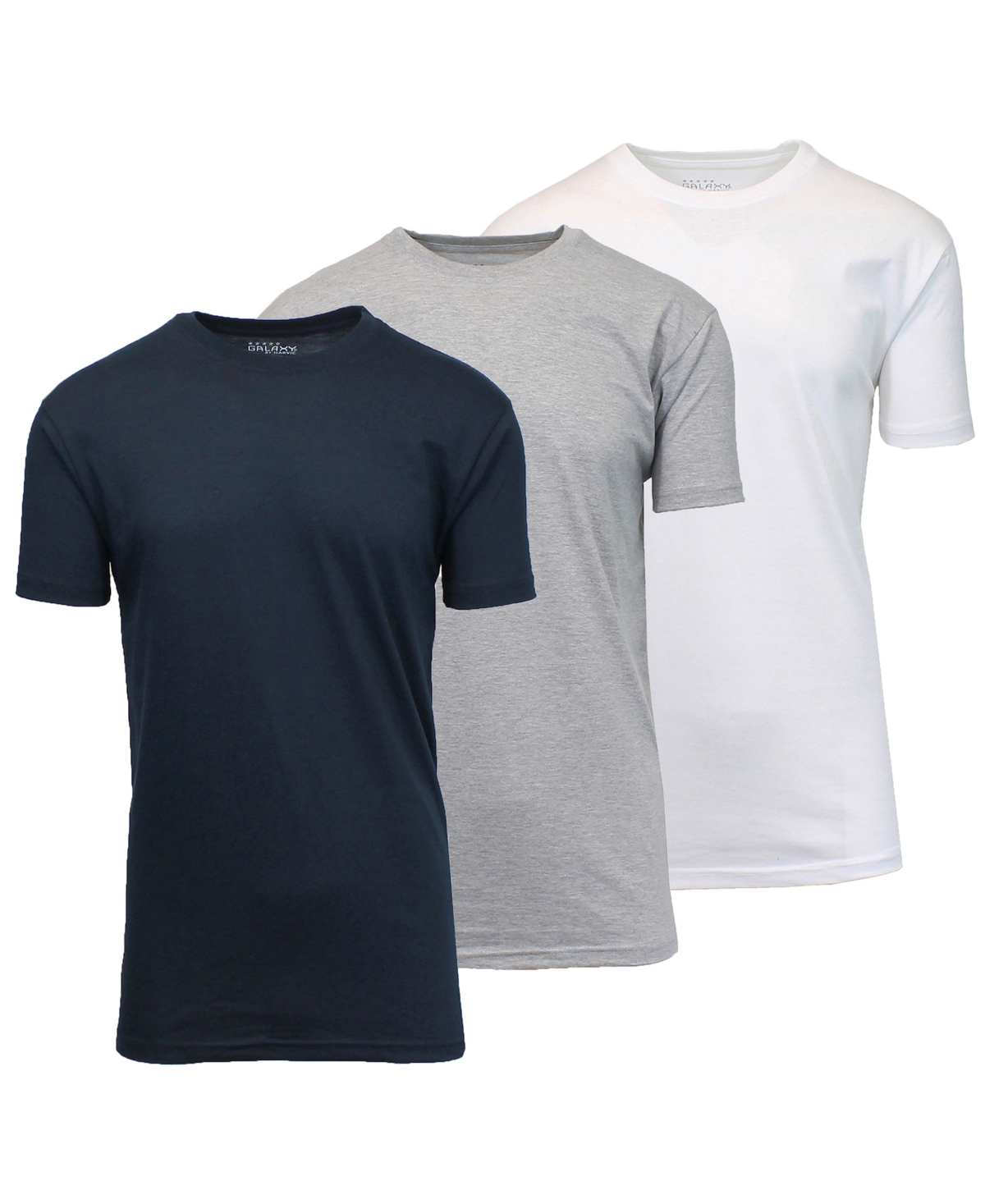 Blue Ice Men's Short-Sleeve Solid T-Shirt, 3-Pack