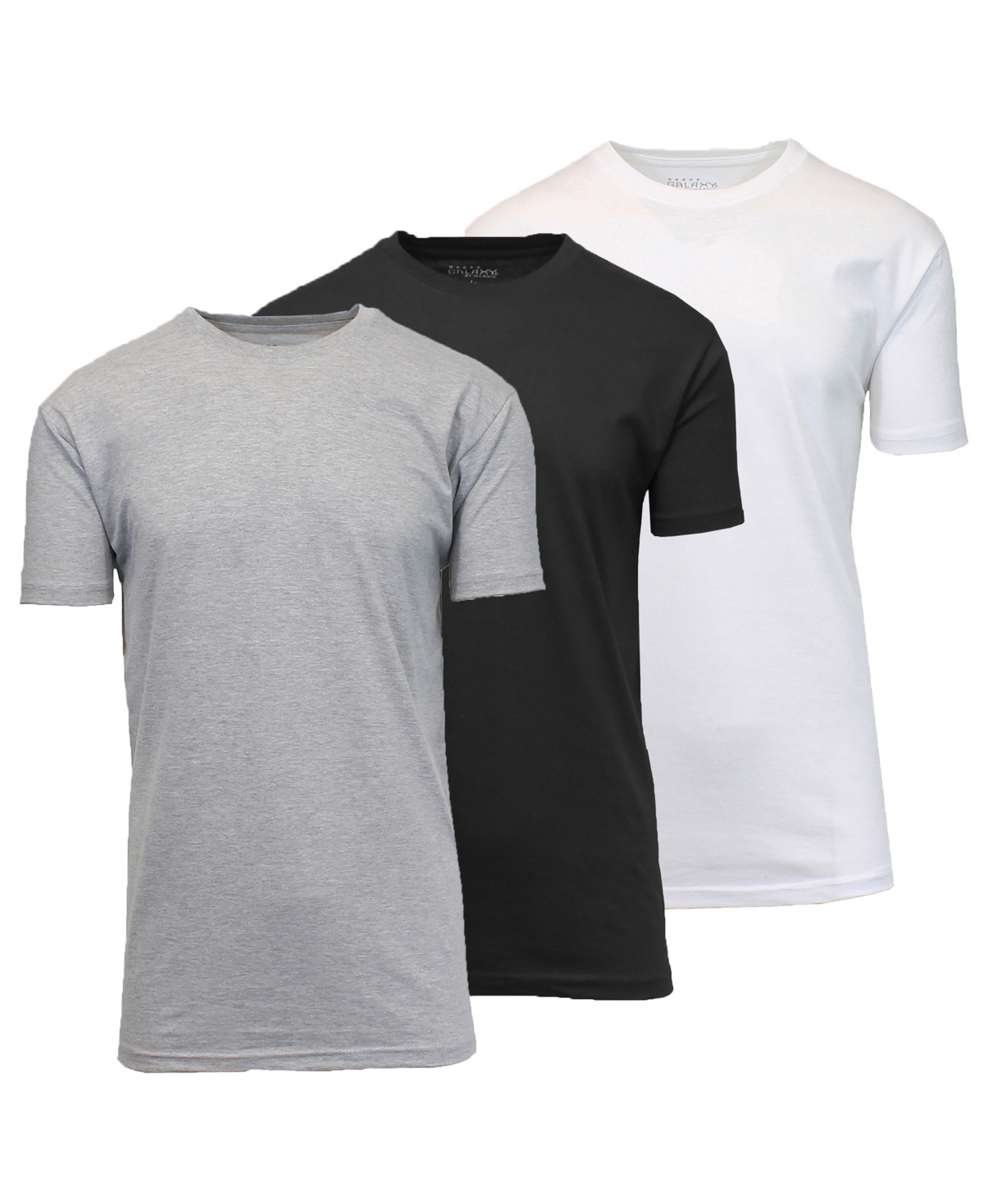 Blue Ice Men's Short-Sleeve Solid T-Shirt, 3-Pack