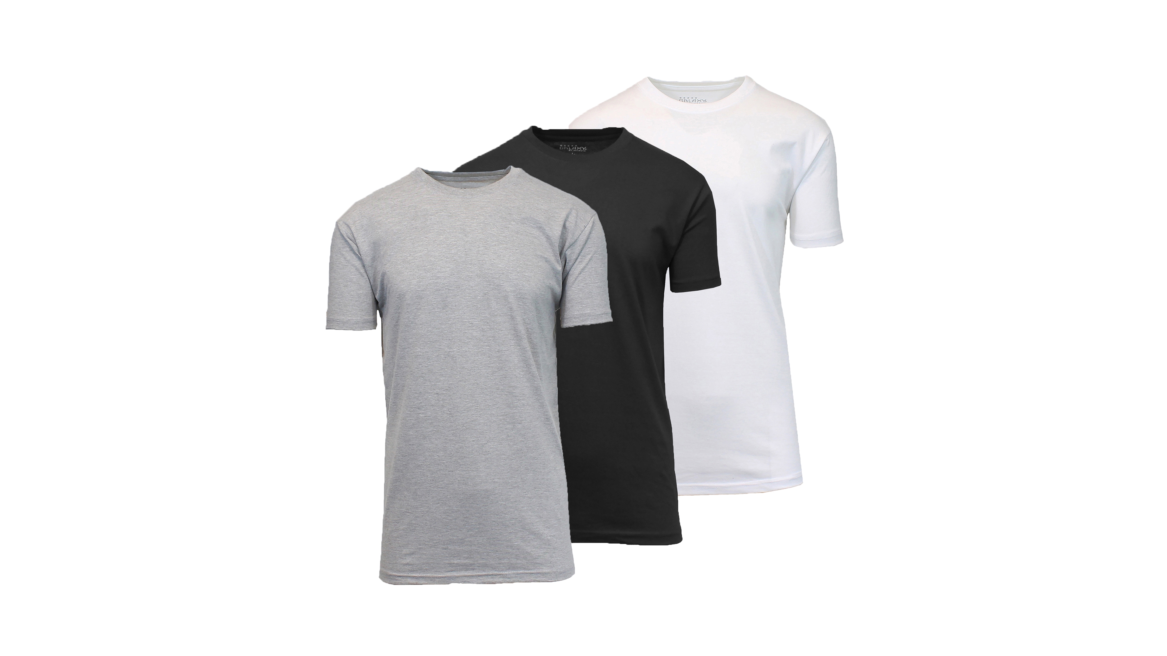 Blue Ice Men's Short-Sleeve Solid T-Shirt, 3-Pack
