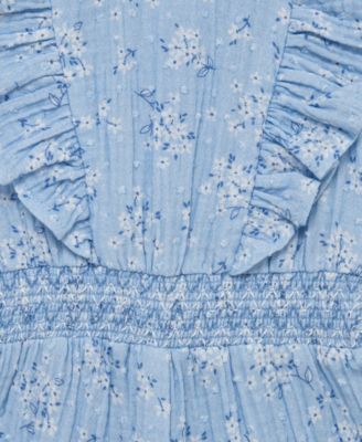 Baby Girls' Bouquet Romper & Headband, 2-Piece Set