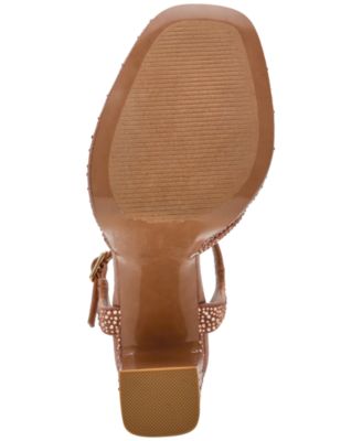 Women's Liandra-Rhinestone Two-Piece Platform Dress Sandals