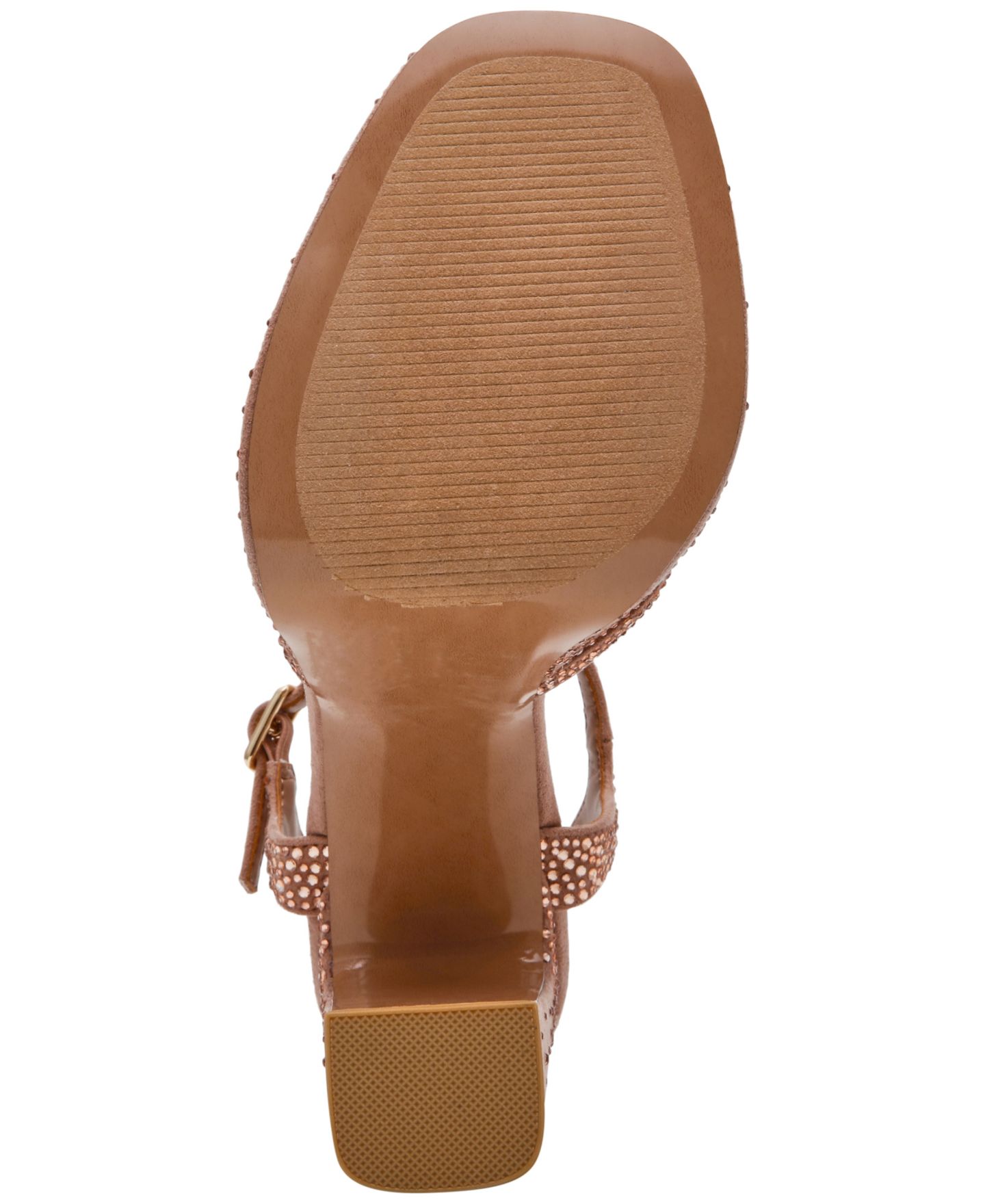 Женские сандалии Steve Madden Liandra-Rhinestone Two-Piece Platform Dress Sandals, цвет: Мокко — фото 5