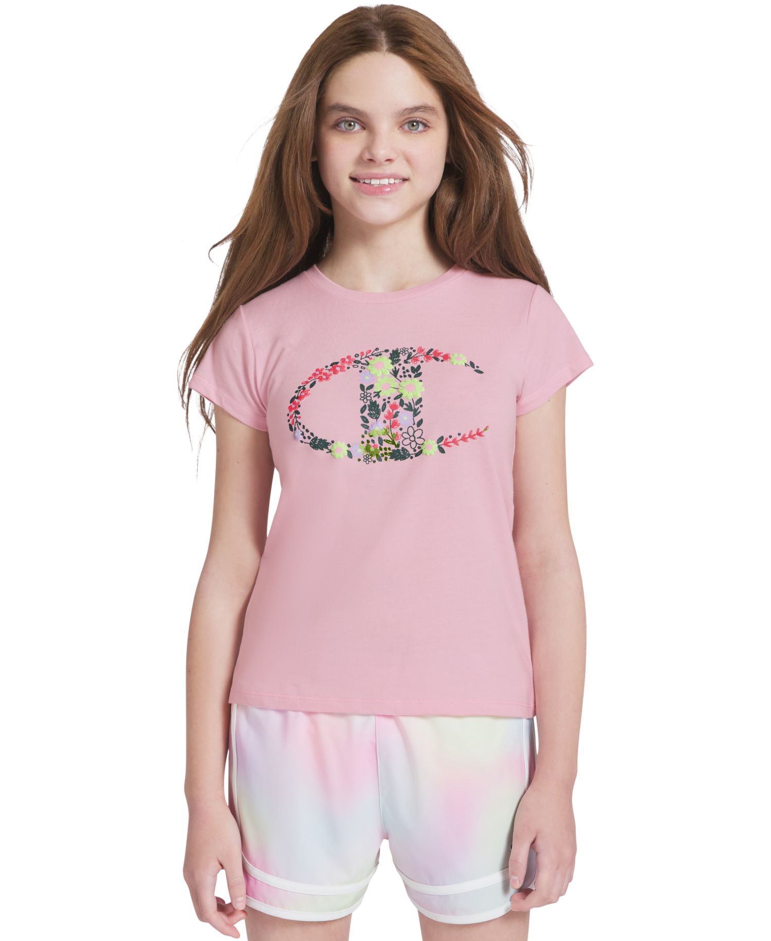 Girls' 7-16 Multi Heart T-Shirt