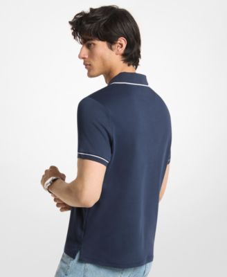 Men's Button-Front Polo Shirt