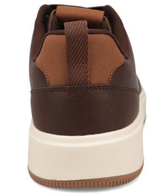 Men's Laser Lace-Up Casual Sneakers