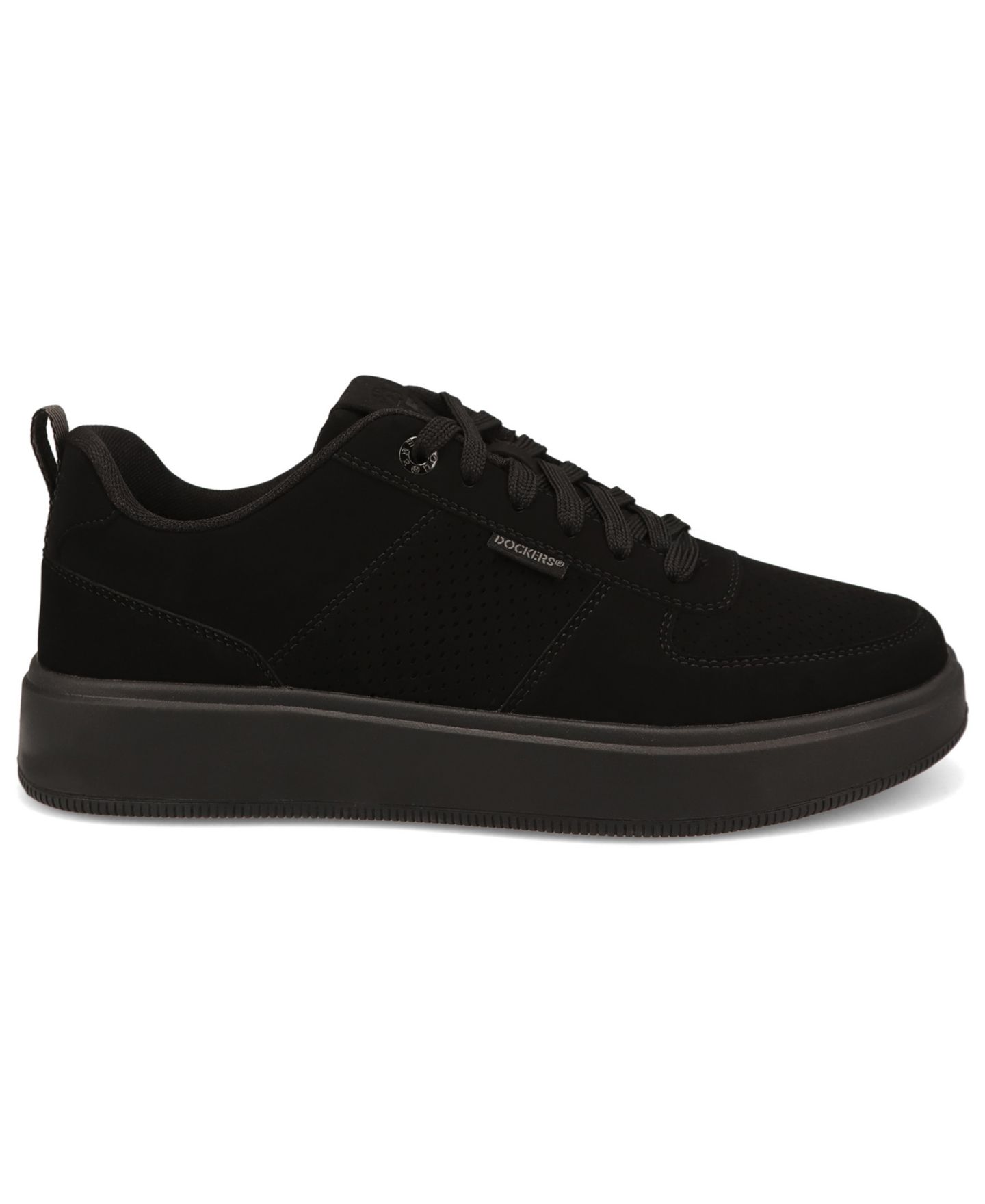 Мужские кроссовки Dockers Overtime Laser Casual Lace Up, цвет: Чёрный — фото 2