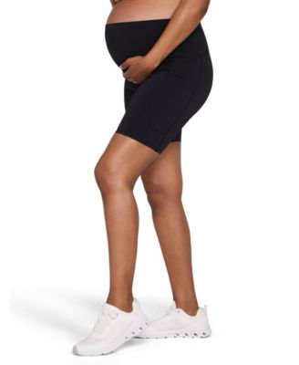 Maternity Motherhood 6 1/2" Active Pocket Biker Short